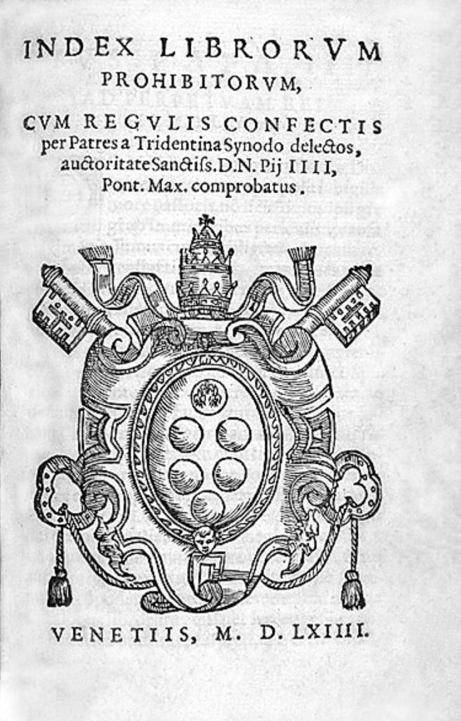 1559: The Index of Forbidden Books